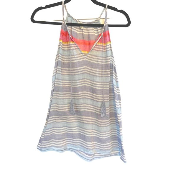 Soft Joie Tops - JOIE Gauze tunic tank with tassels Size S